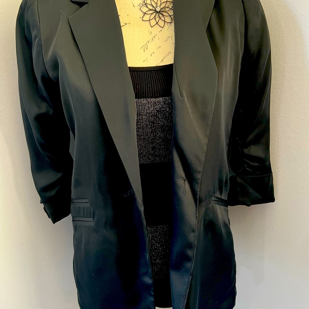Lauren Conrad 3/4 sleeve boyfriend blazer - Picture 8 of 12